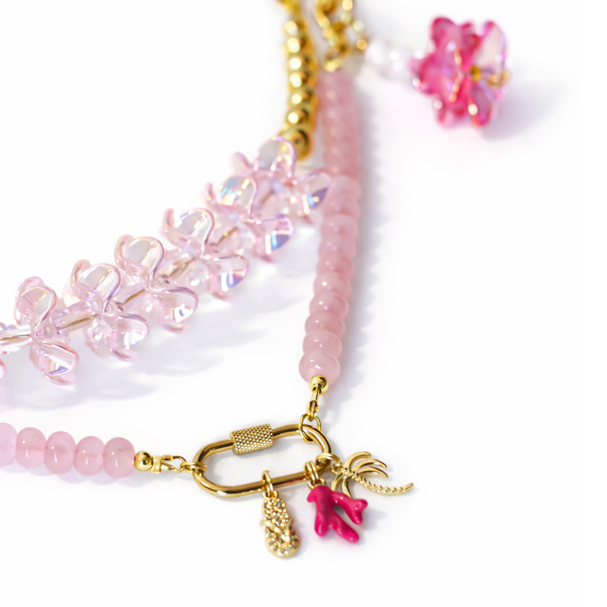 Kalani Charm in Pink