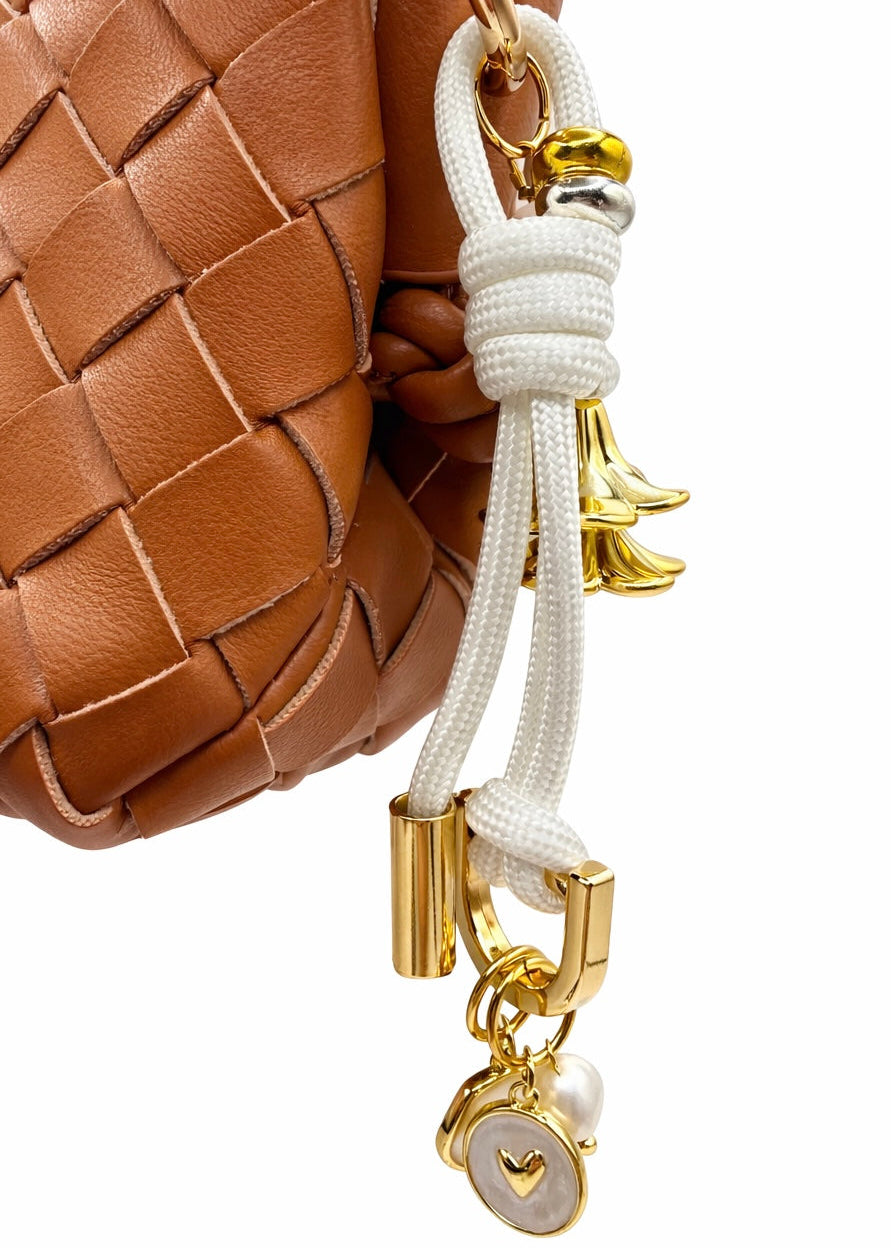 Leo Charm in Cloud White