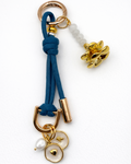 Leo Charm in Dark Teal