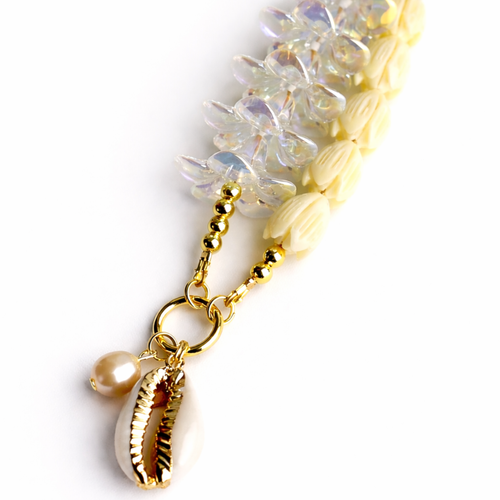 Mahina Charm in Translucent Plumeria