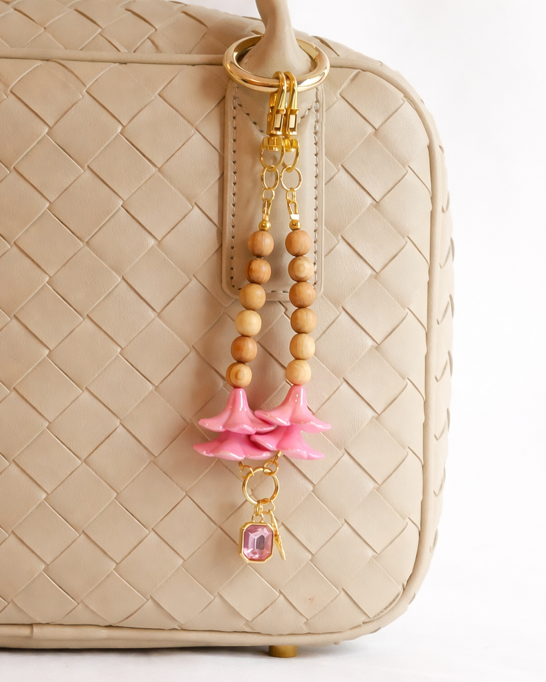 Misha Charm in Pink Plumeria