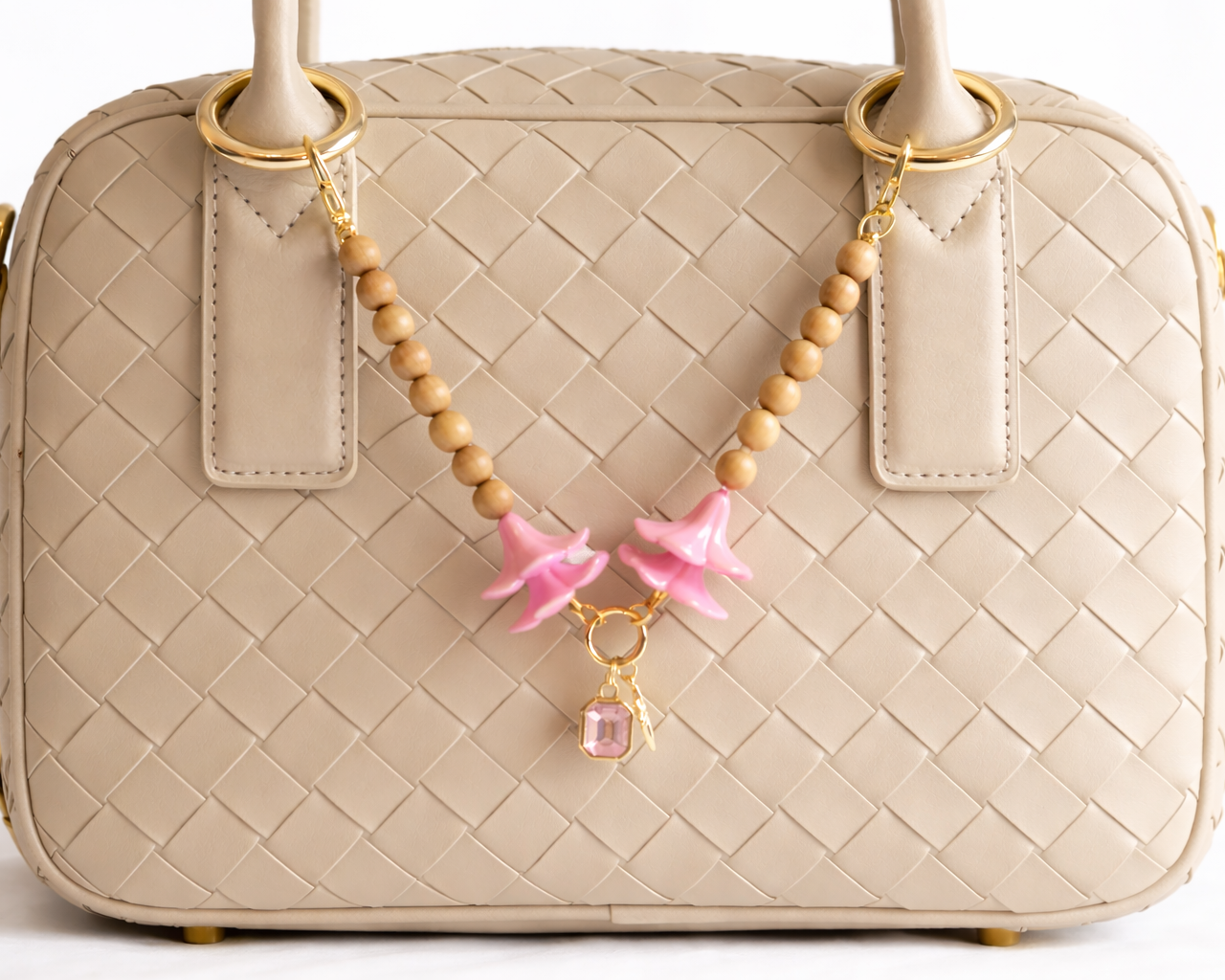 Misha Charm in Pink Plumeria