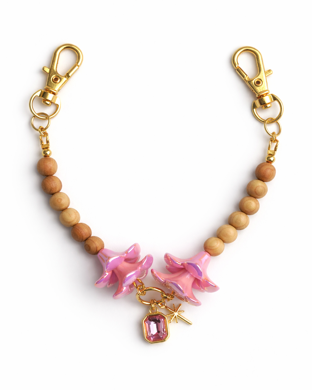 Misha Charm in Pink Plumeria