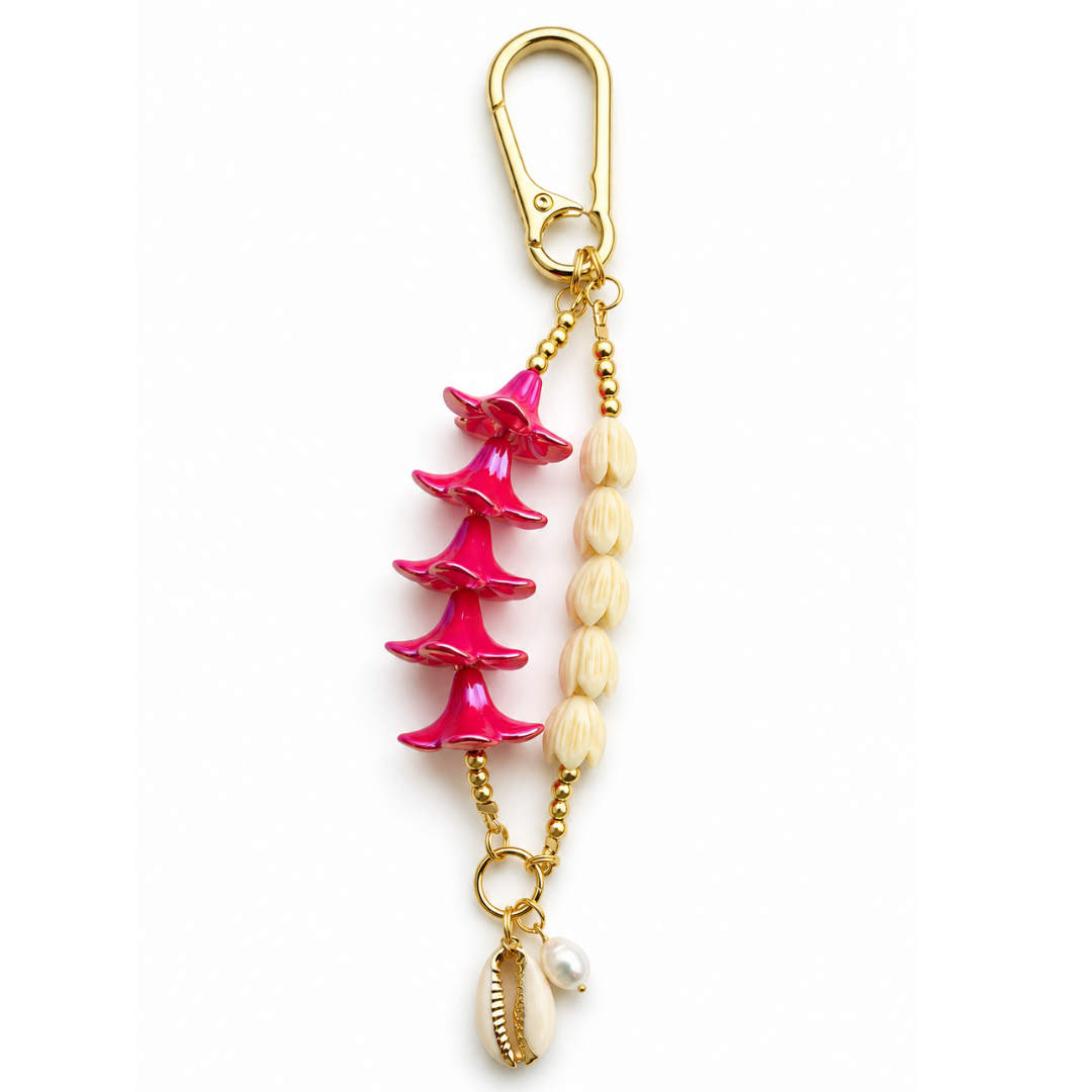 Mahina Charm in Dark Pink Plumeria