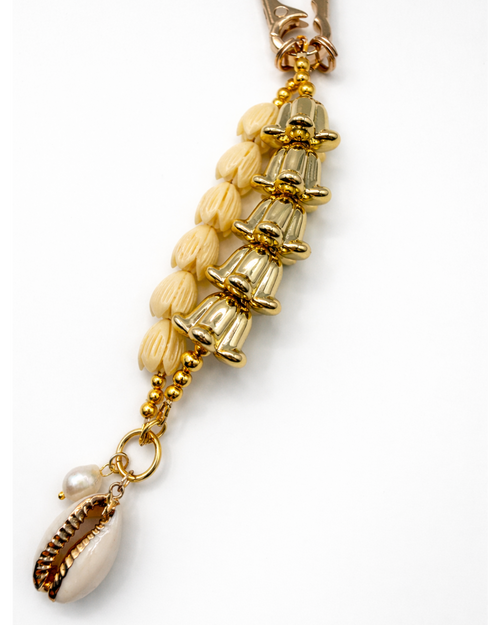 Mahina Charm in Gold Crown Flower